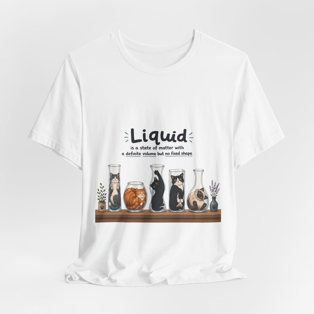 T‑Shirt - Cats are liquid | Cute Cat Jars Tee