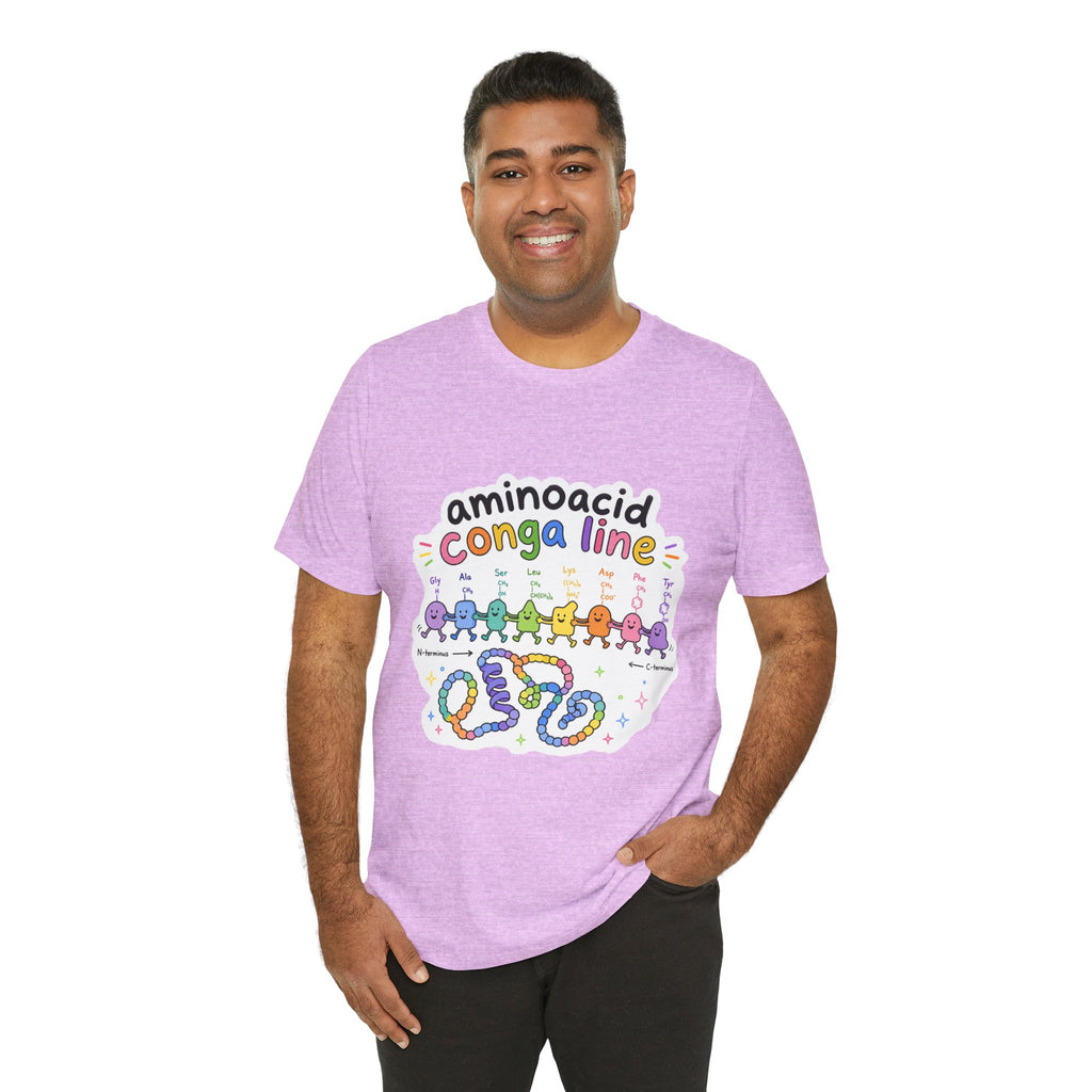 T-Shirt - Amino Acid Conga Line | Cute Protein Science Shirt