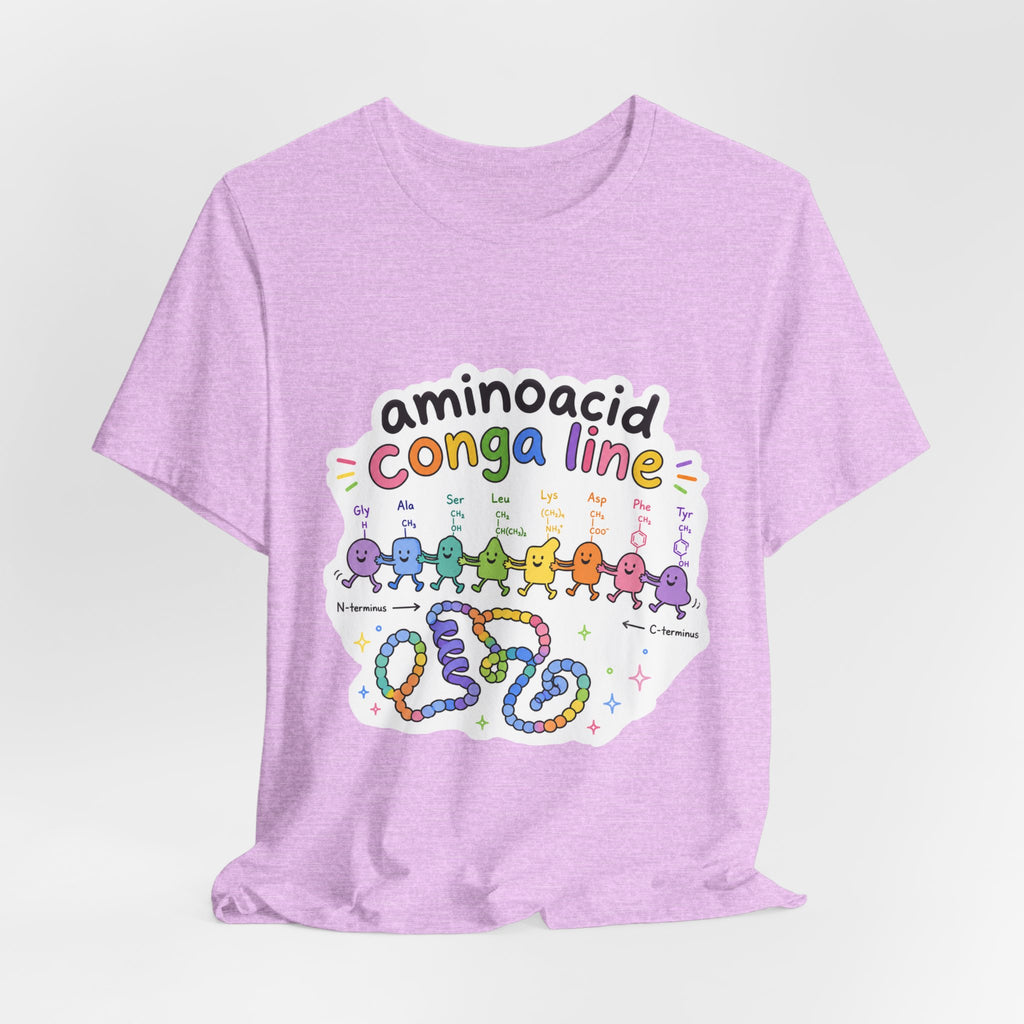 T-Shirt - Amino Acid Conga Line | Cute Protein Science Shirt