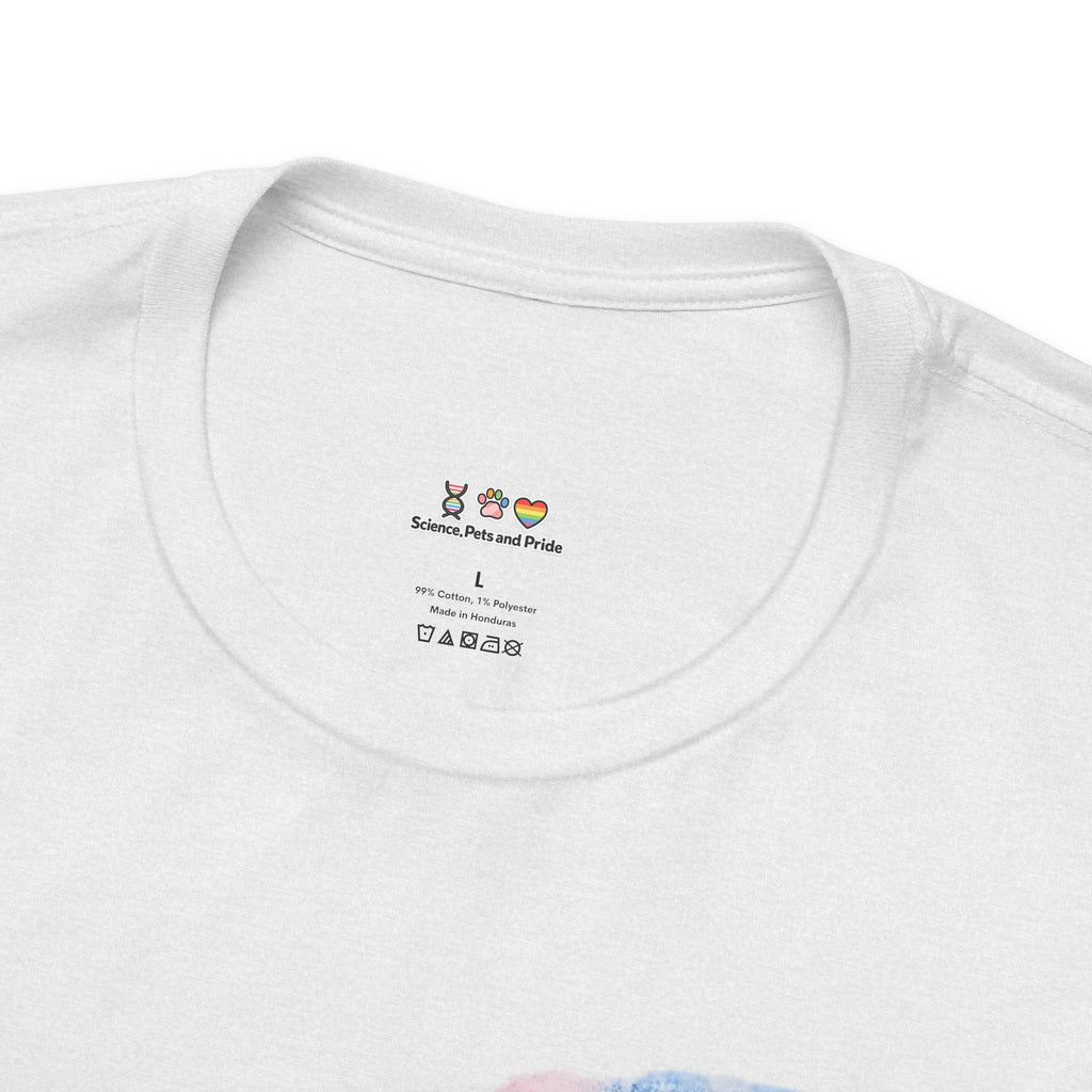 T-shirt - Watercolor DNA Double Helix | Elegant Genetics & Science Art Shirt