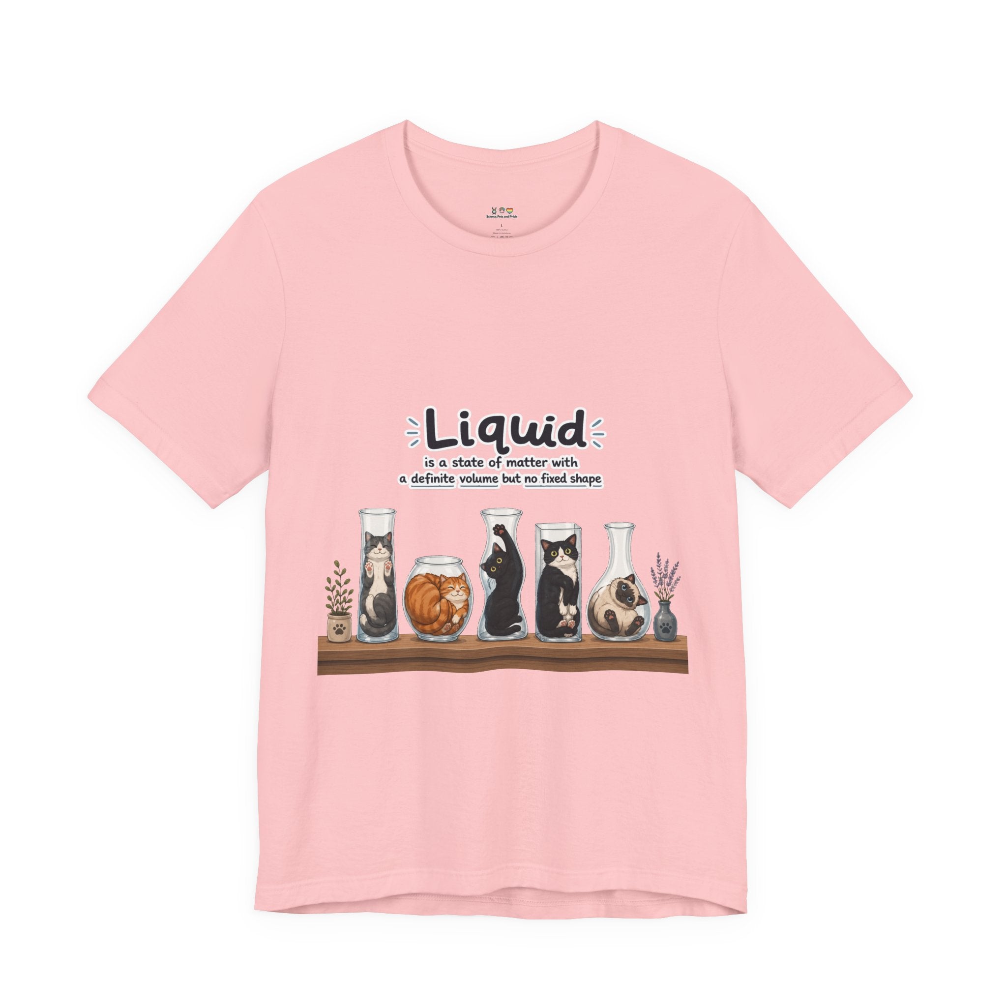 T‑Shirt - Cats are liquid | Cute Cat Jars Tee