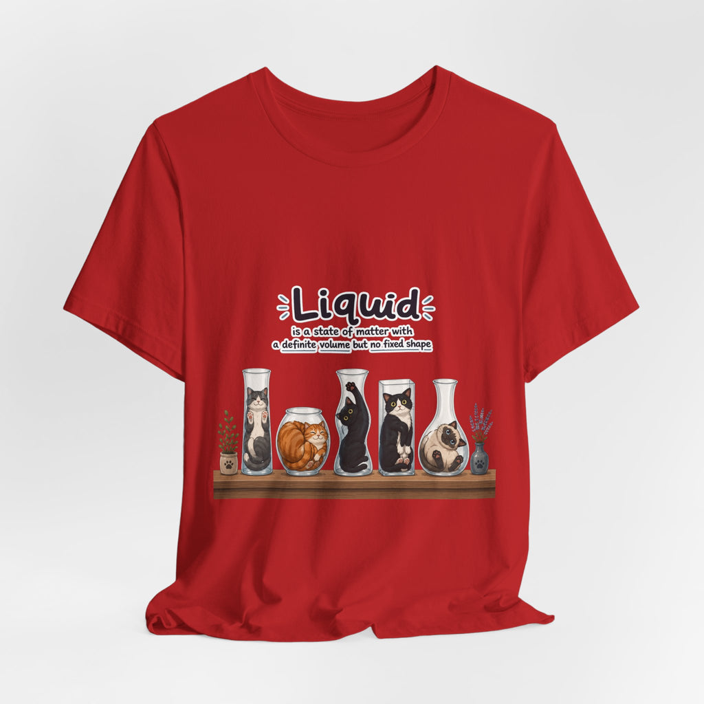 T‑Shirt - Cats are liquid | Cute Cat Jars Tee