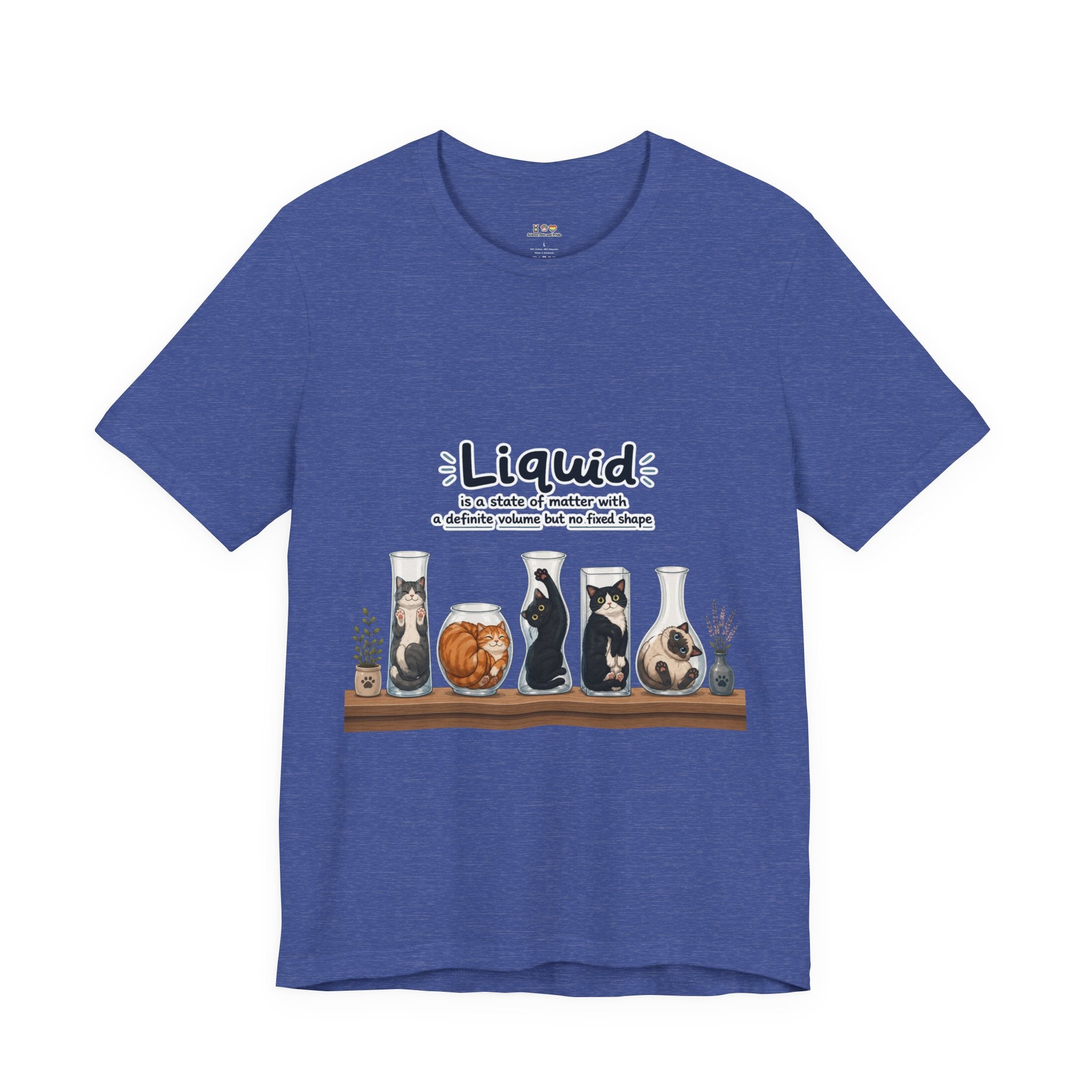 T‑Shirt - Cats are liquid | Cute Cat Jars Tee