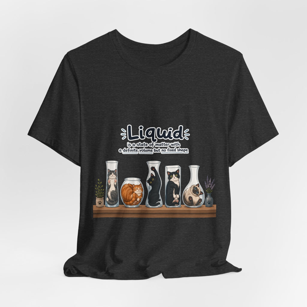 T‑Shirt - Cats are liquid | Cute Cat Jars Tee