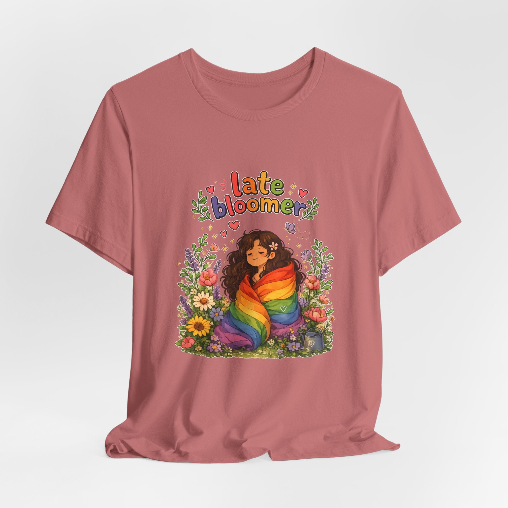 T-Shirt - Late Bloomer | LGBTQ+ Pride Design