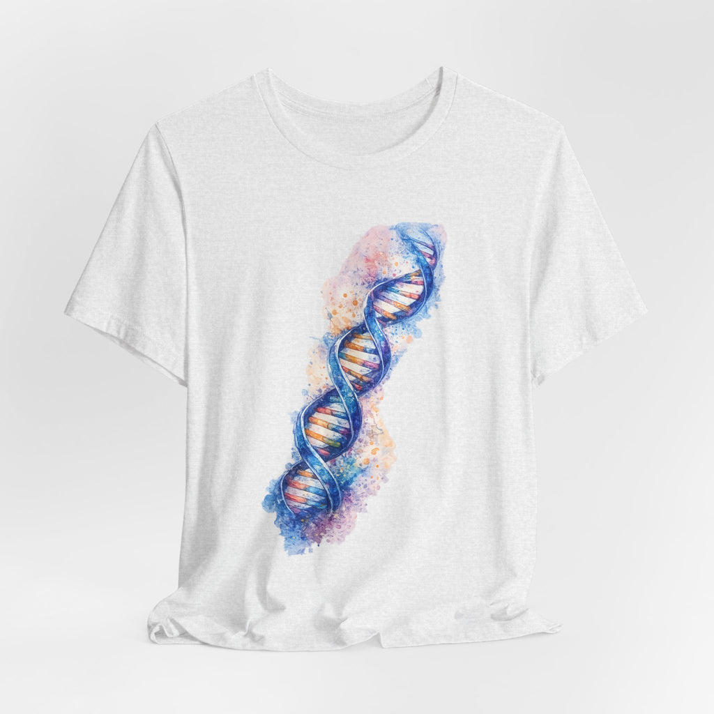 T-shirt - Watercolor DNA Double Helix | Elegant Genetics & Science Art Shirt