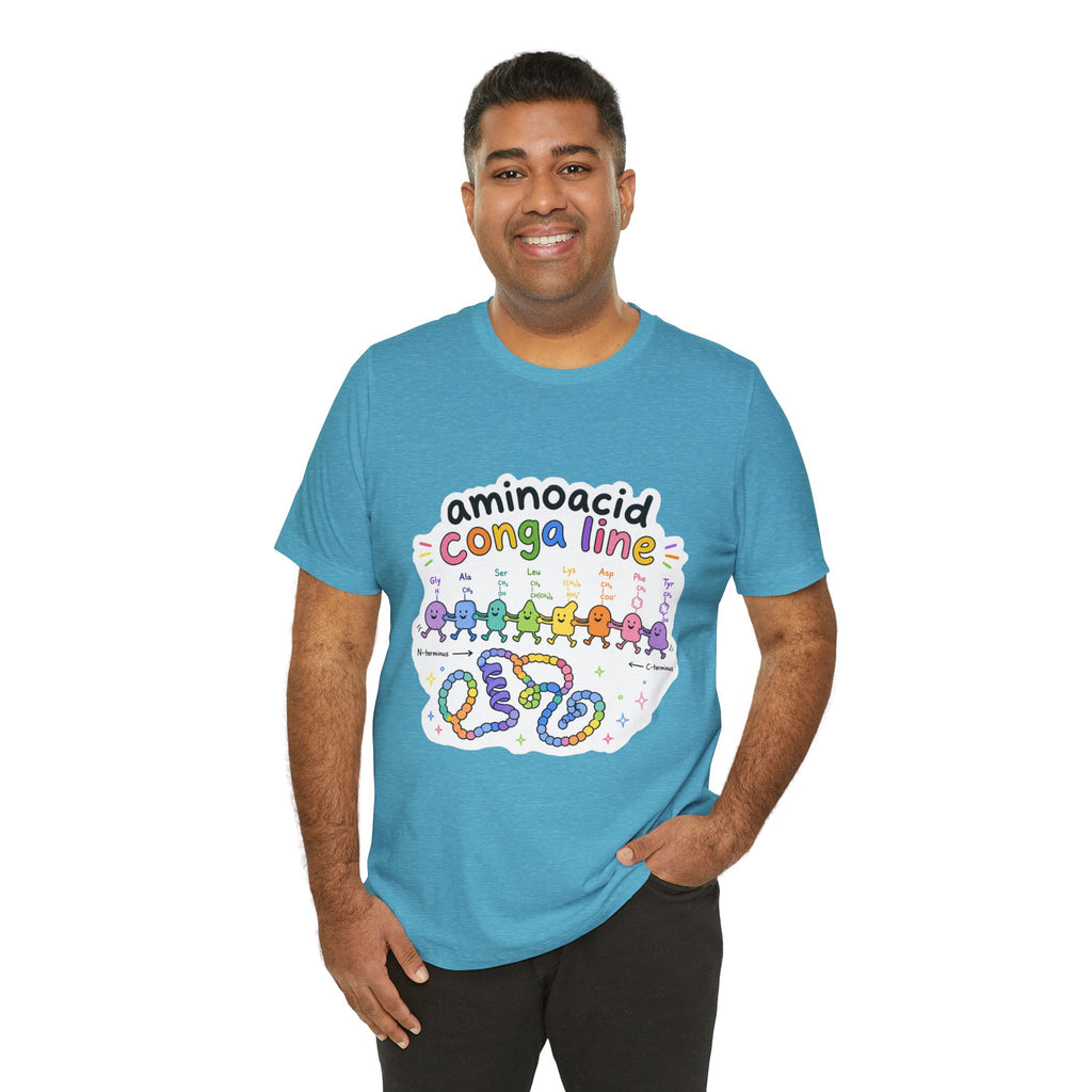 T-Shirt - Amino Acid Conga Line | Cute Protein Science Shirt