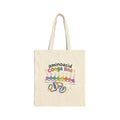 Tote Bag  - Aminoacid Conga Line Tote | Cute Rainbow Biology Canvas Bag
