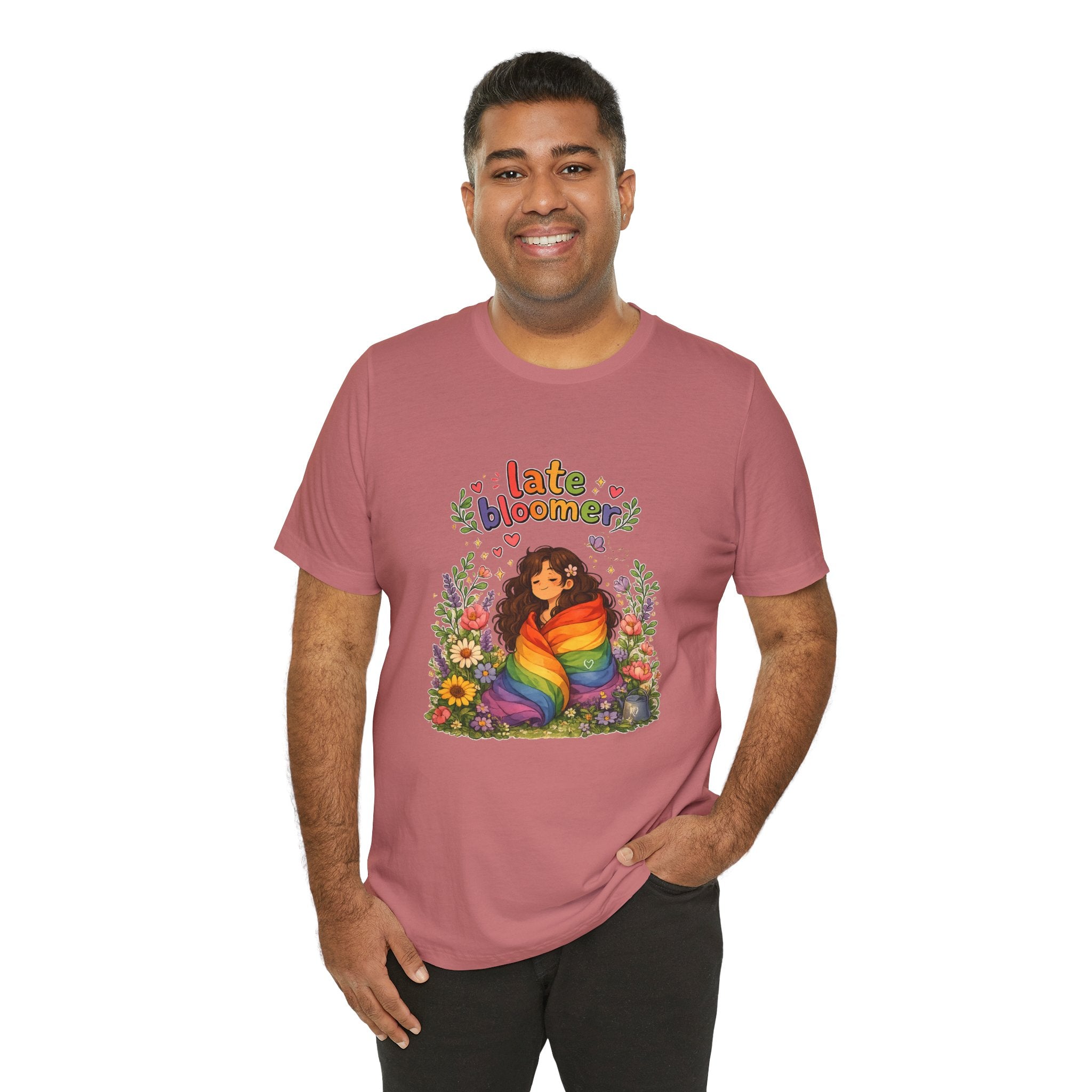 T-Shirt - Late Bloomer | LGBTQ+ Pride Design