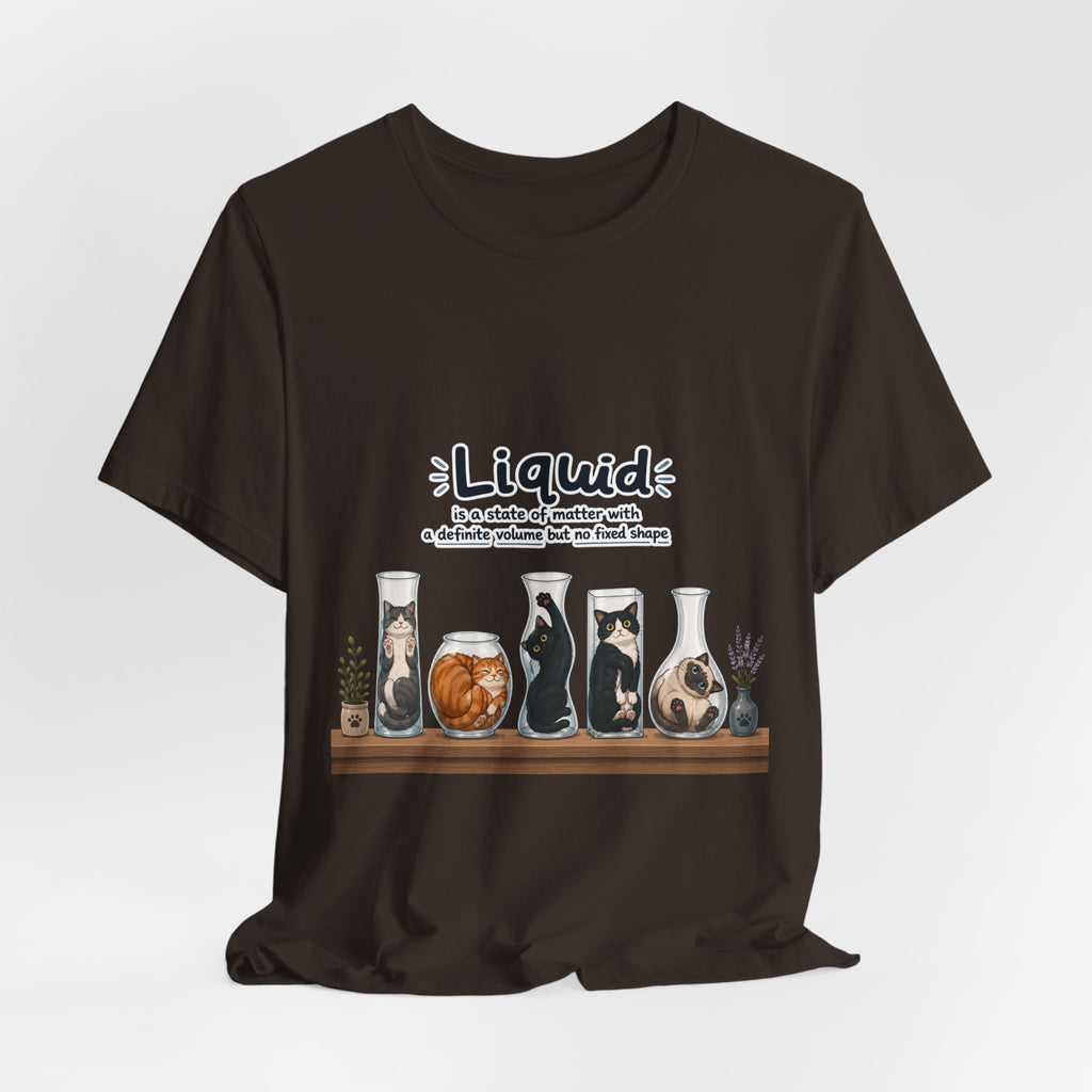 T‑Shirt - Cats are liquid | Cute Cat Jars Tee
