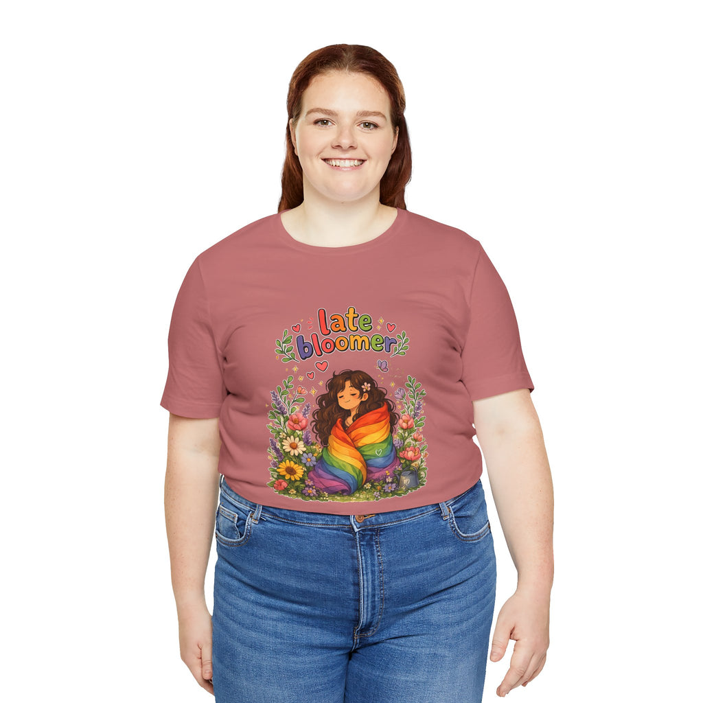 T-Shirt - Late Bloomer | LGBTQ+ Pride Design