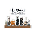 Sticker - Cats are liquid | Cute Cat Jars
