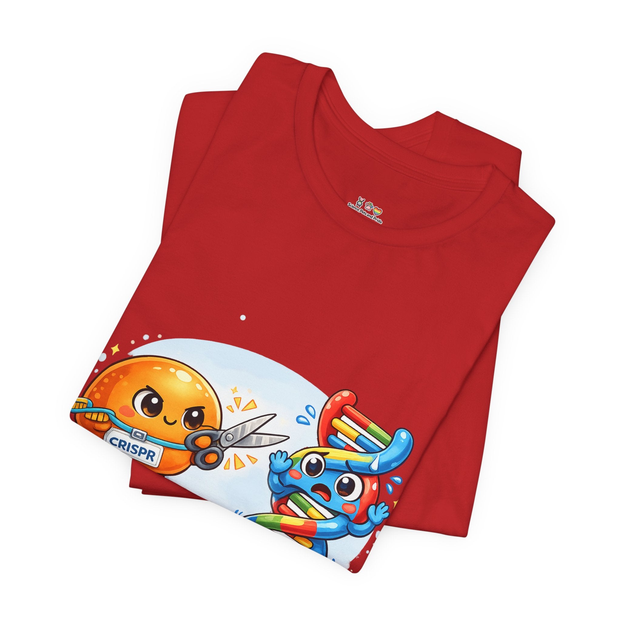 T-Shirt - CRISPR "I Will Cut You" Funny Science Shirt | Gene Editing & DNA Humor Tee