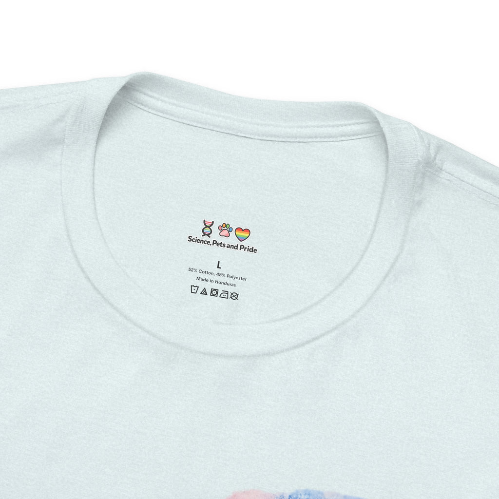 T-shirt - Watercolor DNA Double Helix | Elegant Genetics & Science Art Shirt