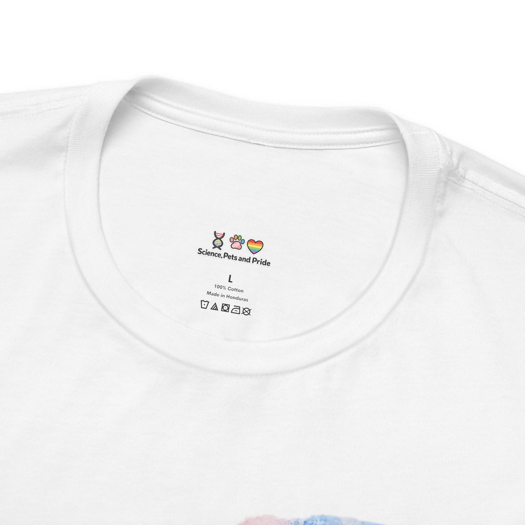 T-shirt - Watercolor DNA Double Helix | Elegant Genetics & Science Art Shirt