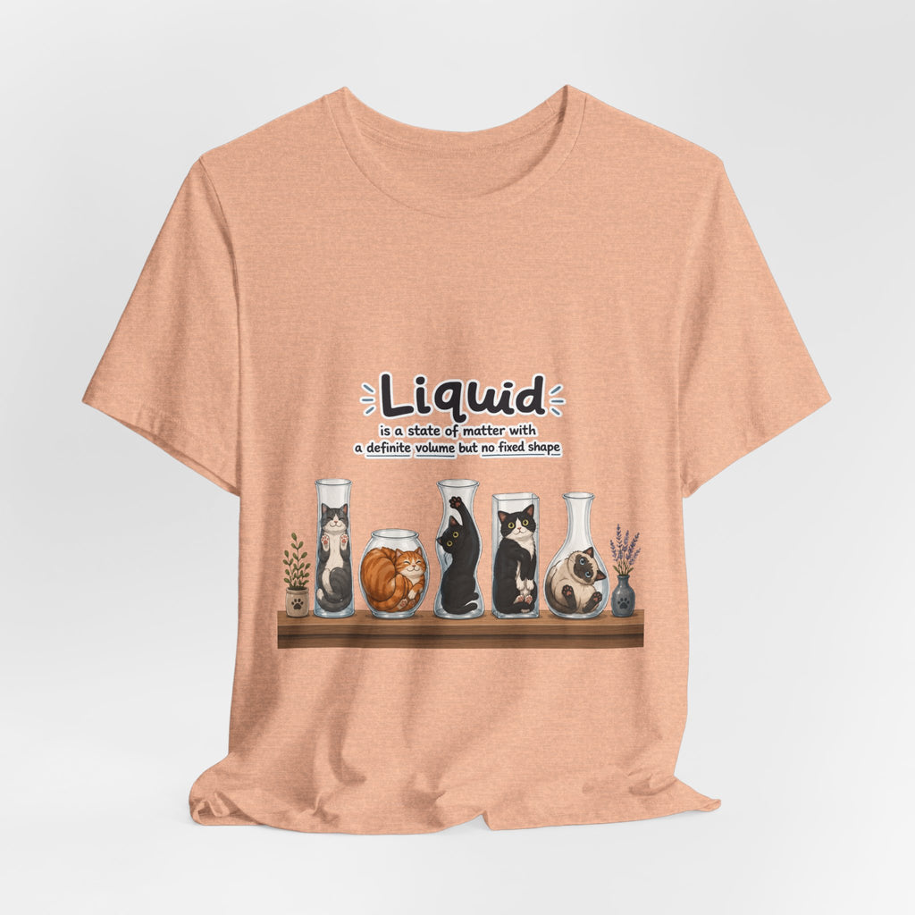 T‑Shirt - Cats are liquid | Cute Cat Jars Tee