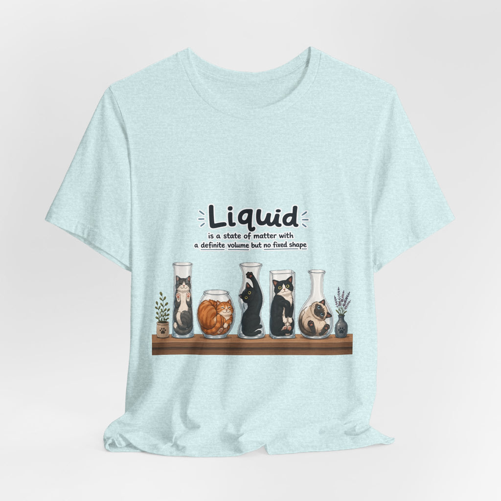 T‑Shirt - Cats are liquid | Cute Cat Jars Tee