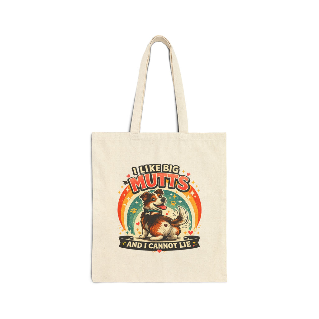 Tote Bag  - I Like Big Mutts and I Cannot Lie | Funny Dog Lover Tote Bag