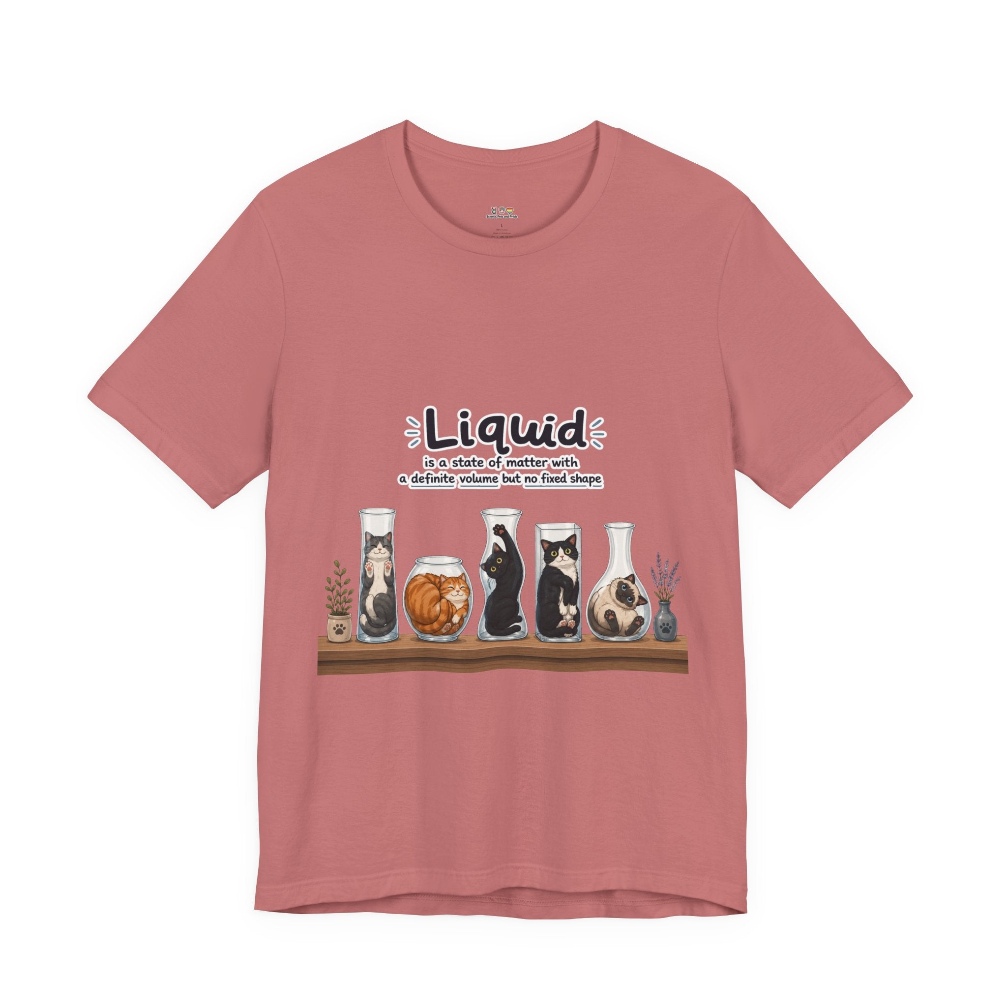 T‑Shirt - Cats are liquid | Cute Cat Jars Tee