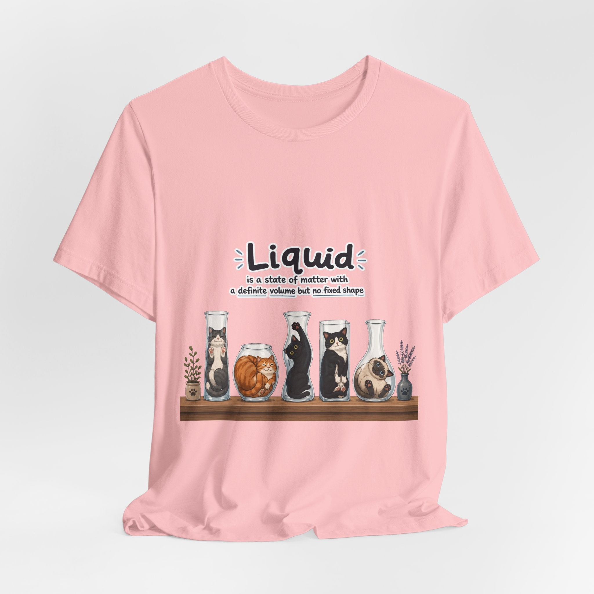 T‑Shirt - Cats are liquid | Cute Cat Jars Tee