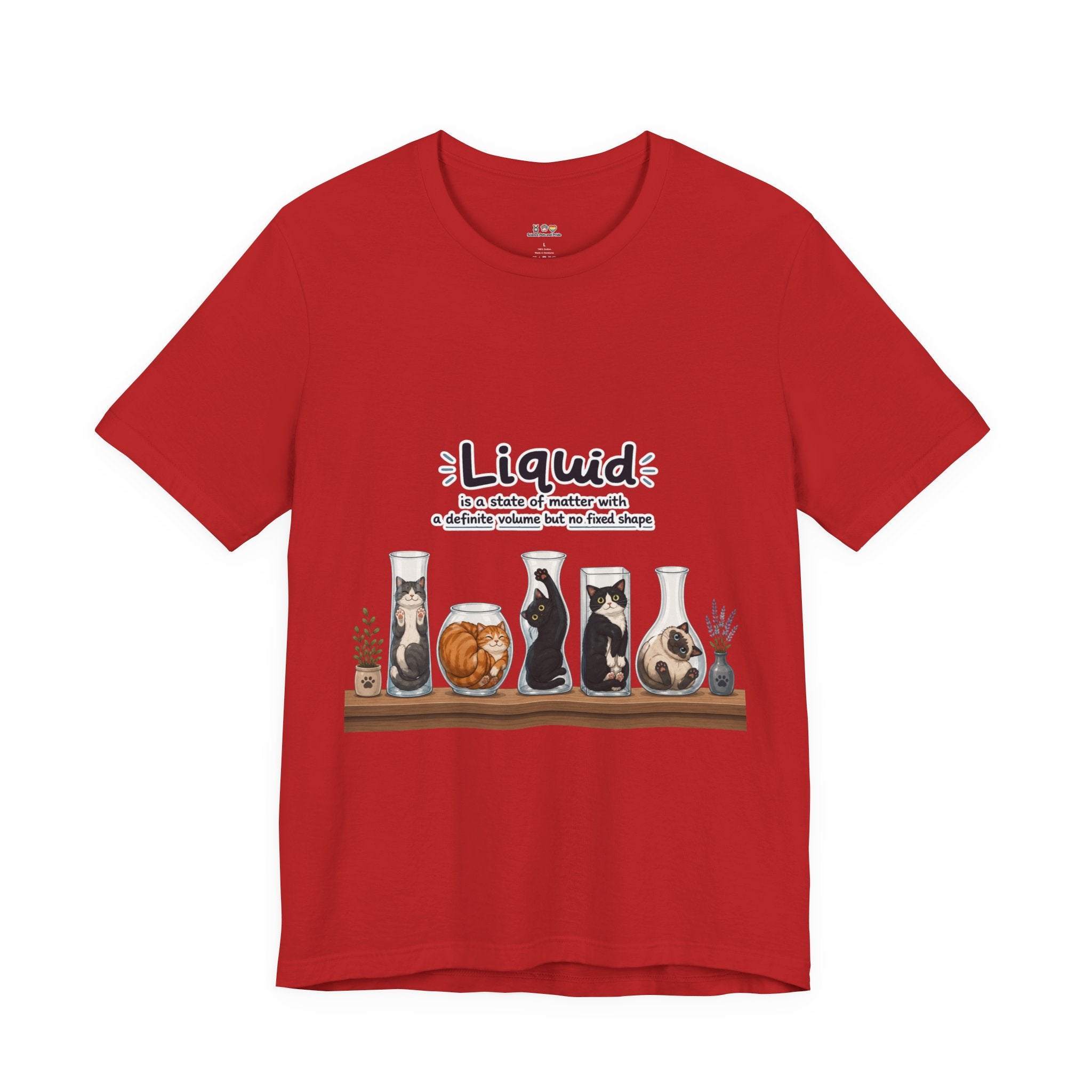 T‑Shirt - Cats are liquid | Cute Cat Jars Tee