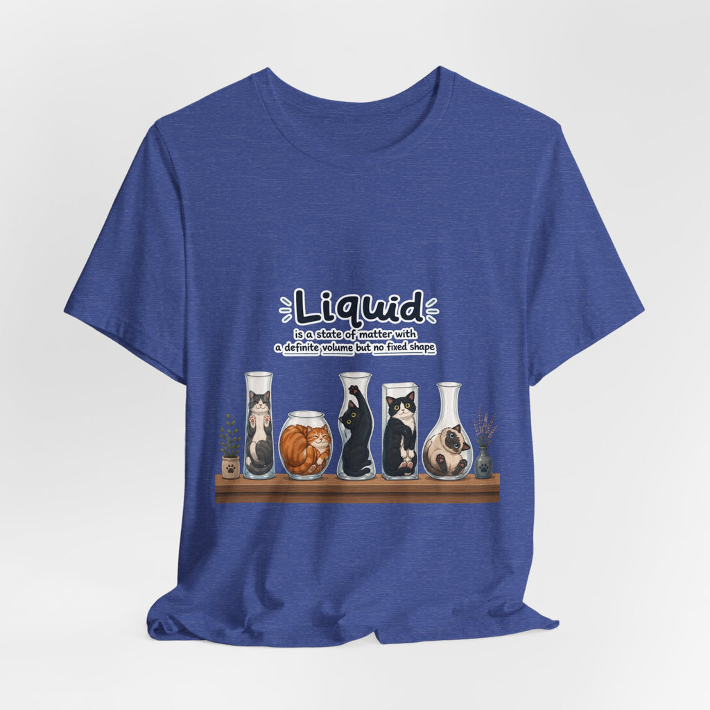 T‑Shirt - Cats are liquid | Cute Cat Jars Tee