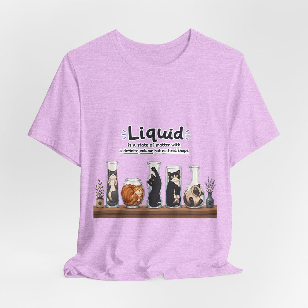 T‑Shirt - Cats are liquid | Cute Cat Jars Tee
