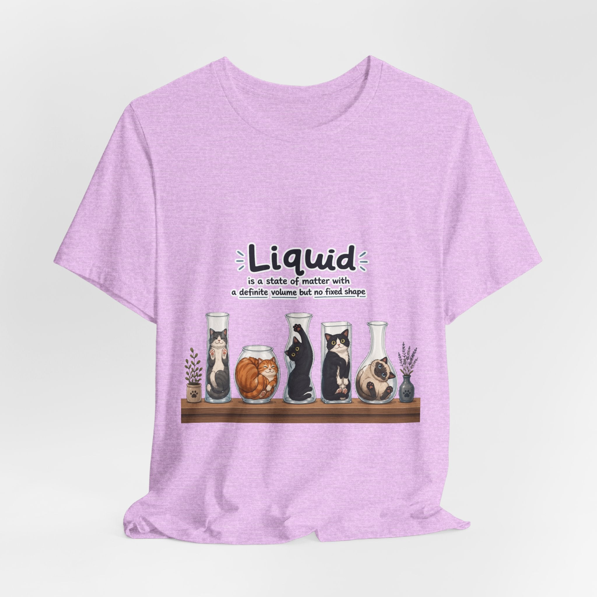 T‑Shirt - Cats are liquid | Cute Cat Jars Tee