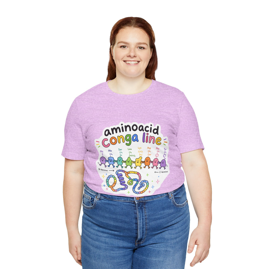 T-Shirt - Amino Acid Conga Line | Cute Protein Science Shirt