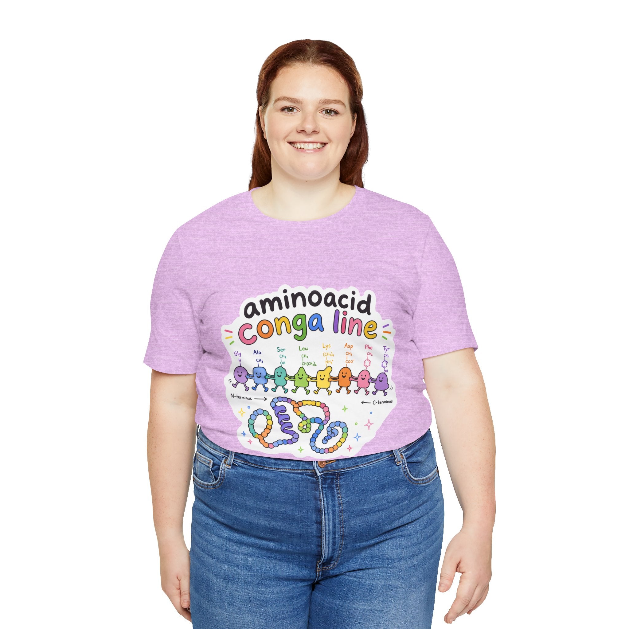 T-Shirt - Amino Acid Conga Line | Cute Protein Science Shirt