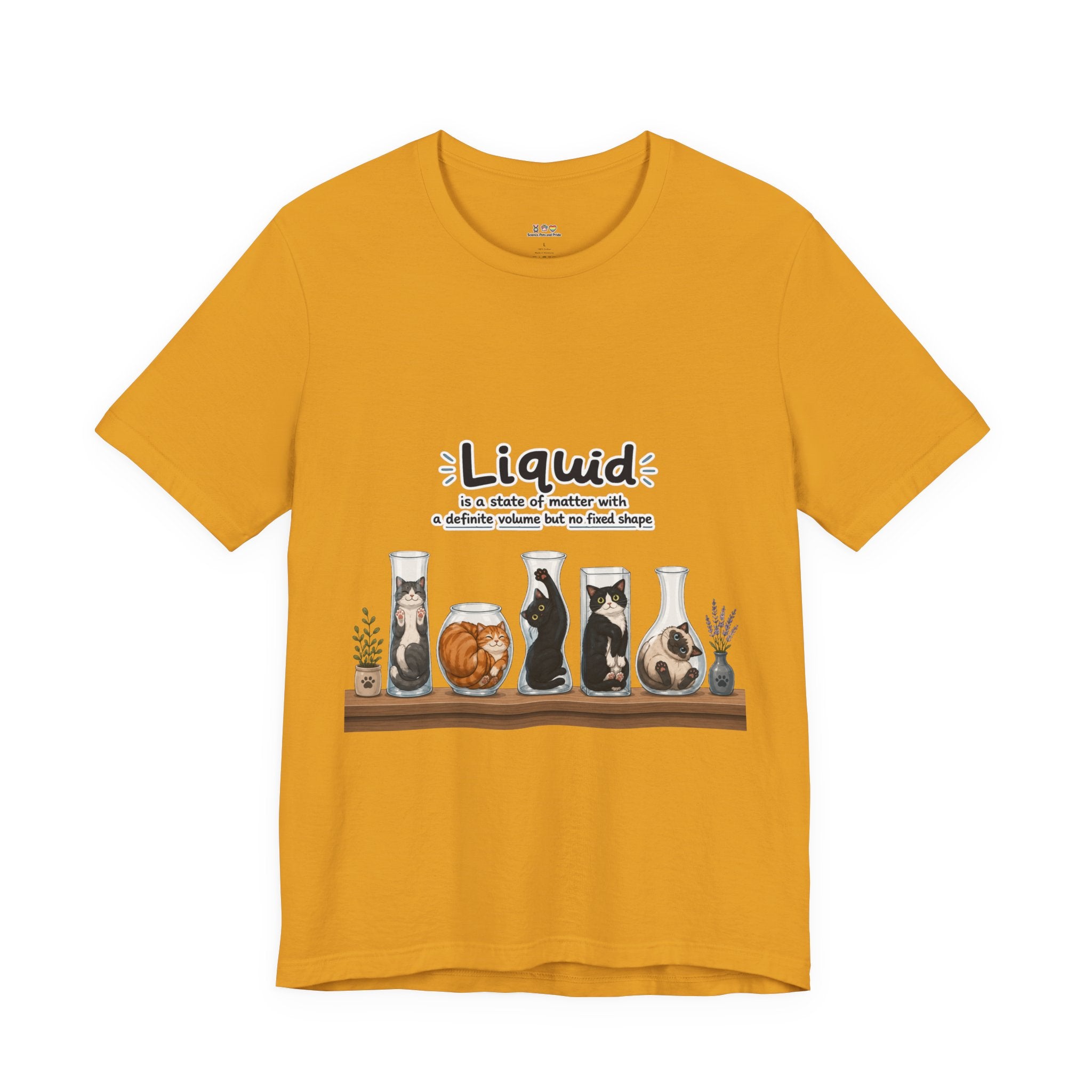 T‑Shirt - Cats are liquid | Cute Cat Jars Tee