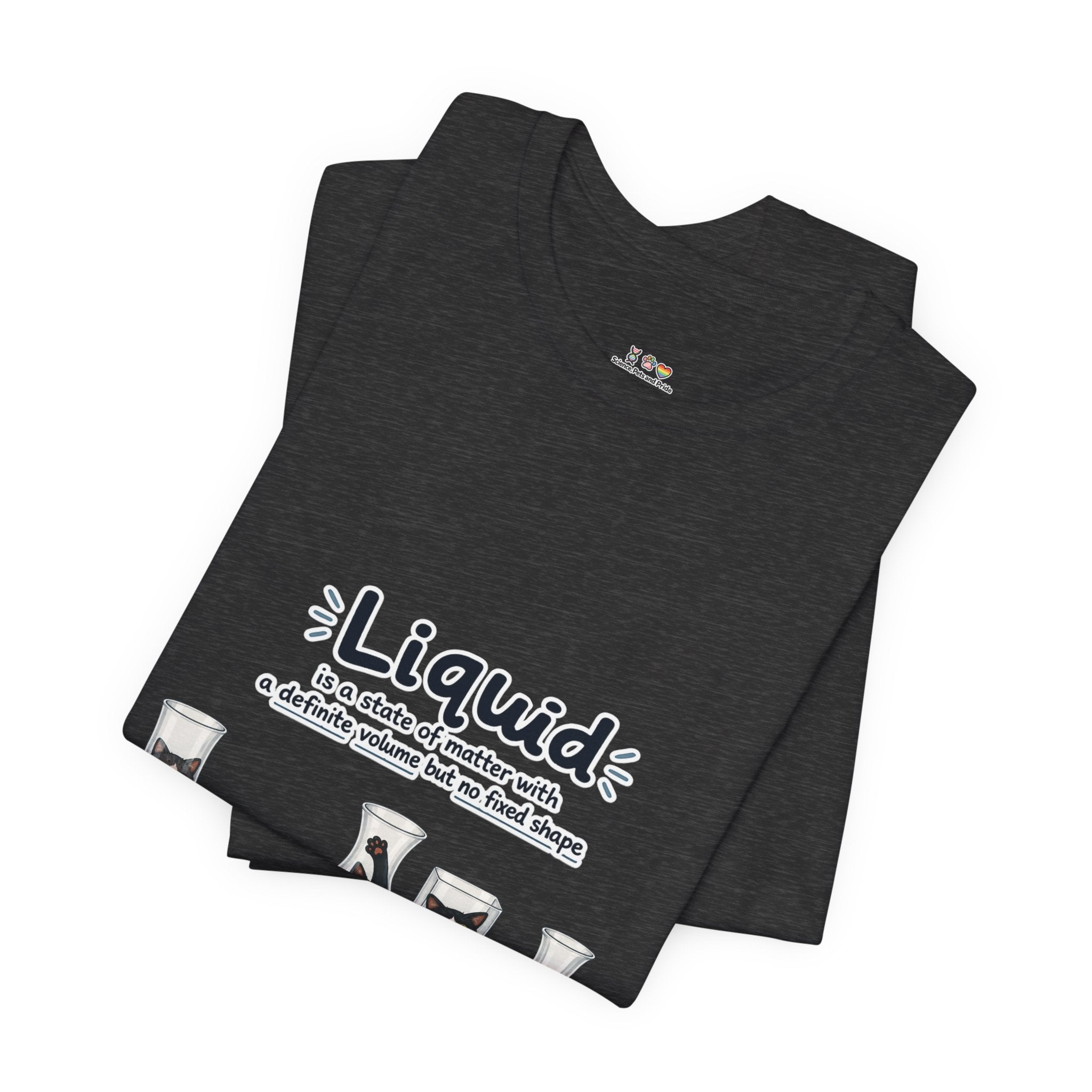 T‑Shirt - Cats are liquid | Cute Cat Jars Tee