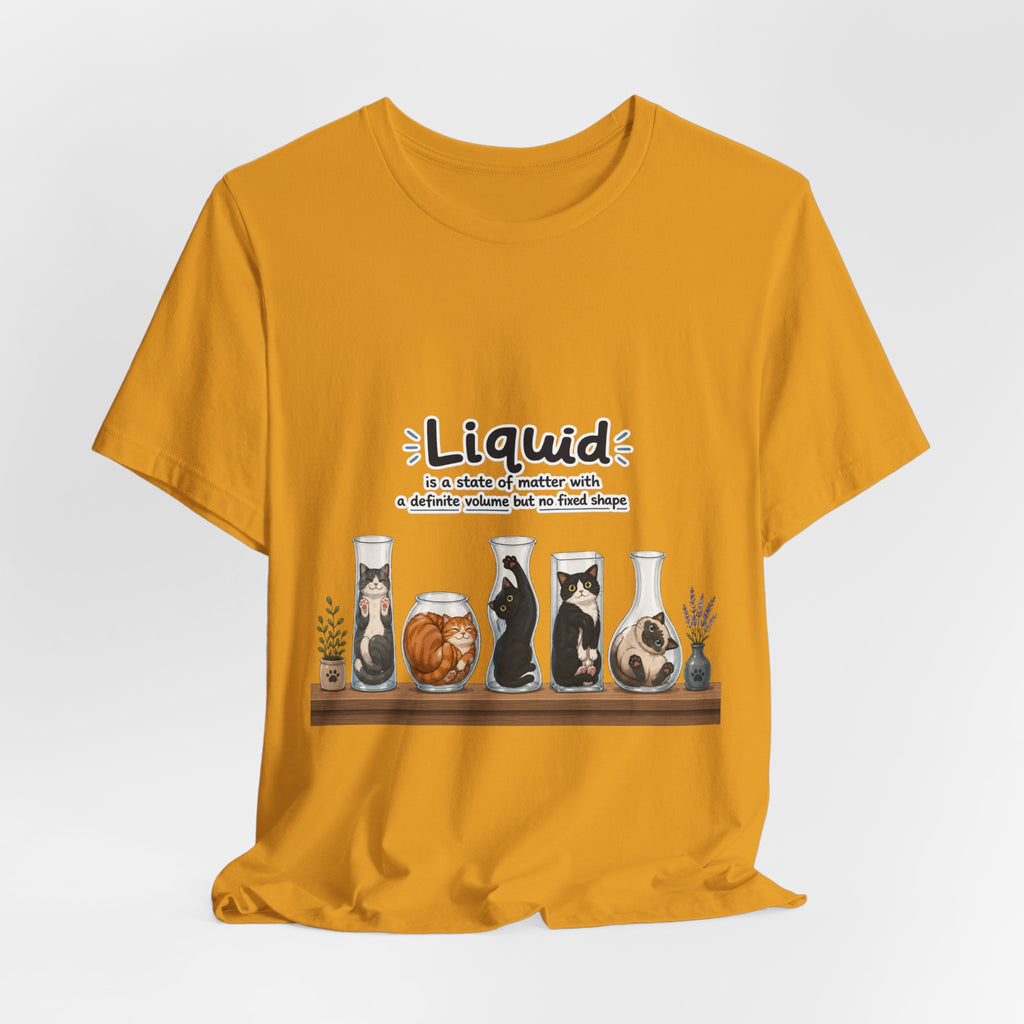T‑Shirt - Cats are liquid | Cute Cat Jars Tee