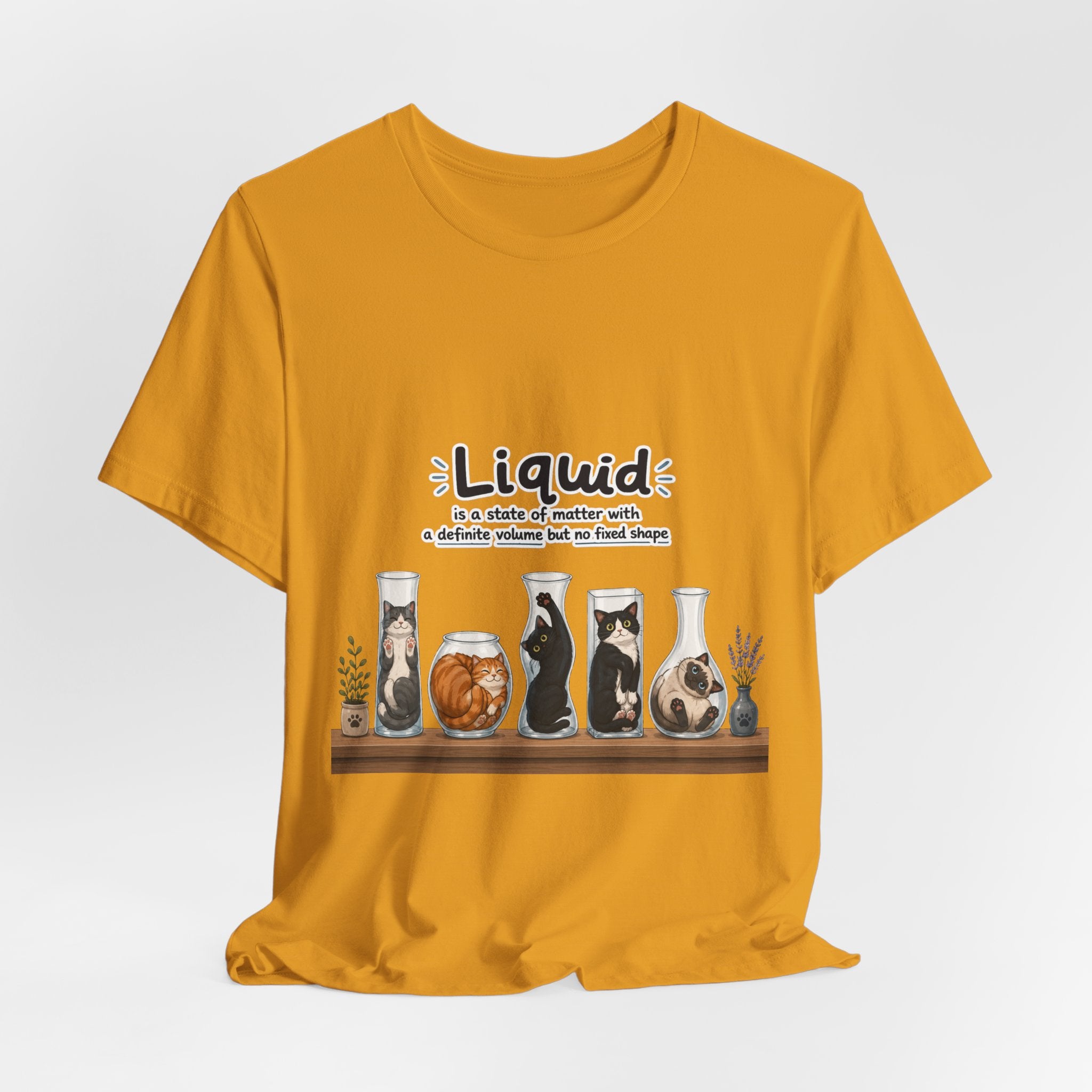 T‑Shirt - Cats are liquid | Cute Cat Jars Tee
