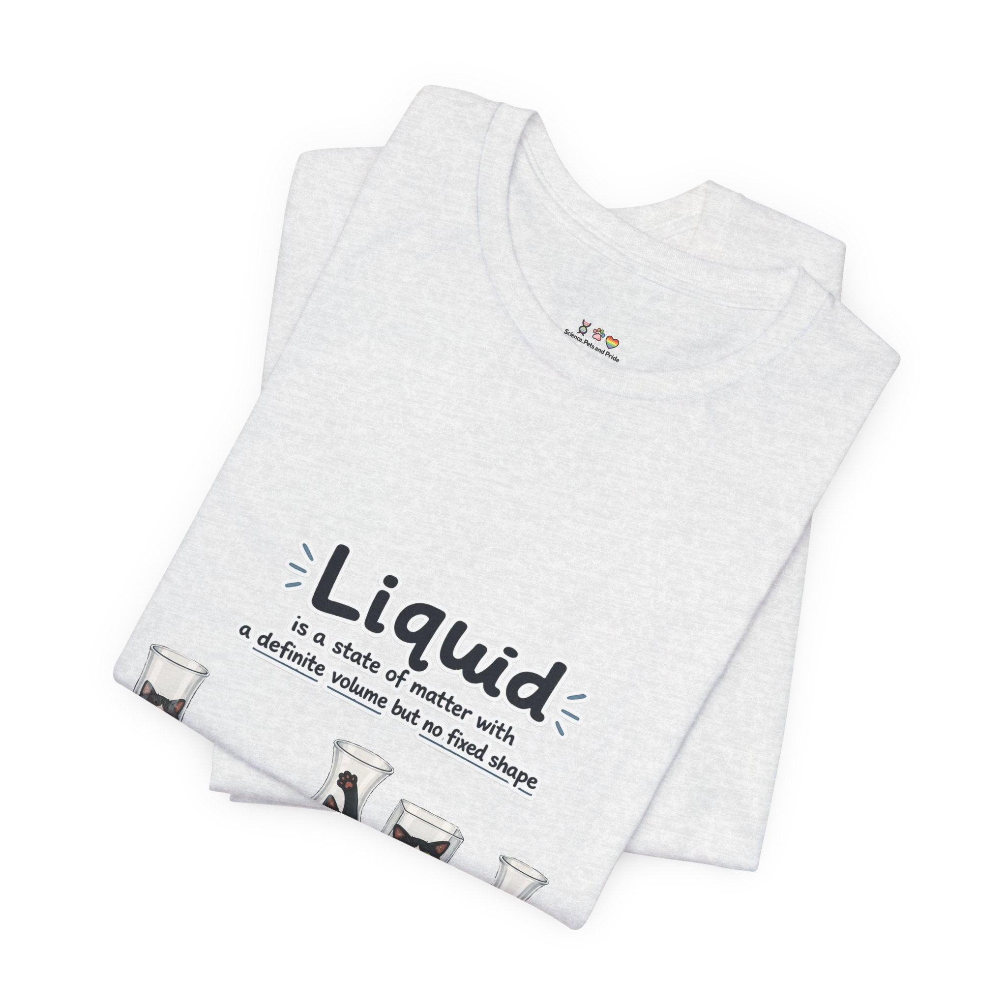 T‑Shirt - Cats are liquid | Cute Cat Jars Tee