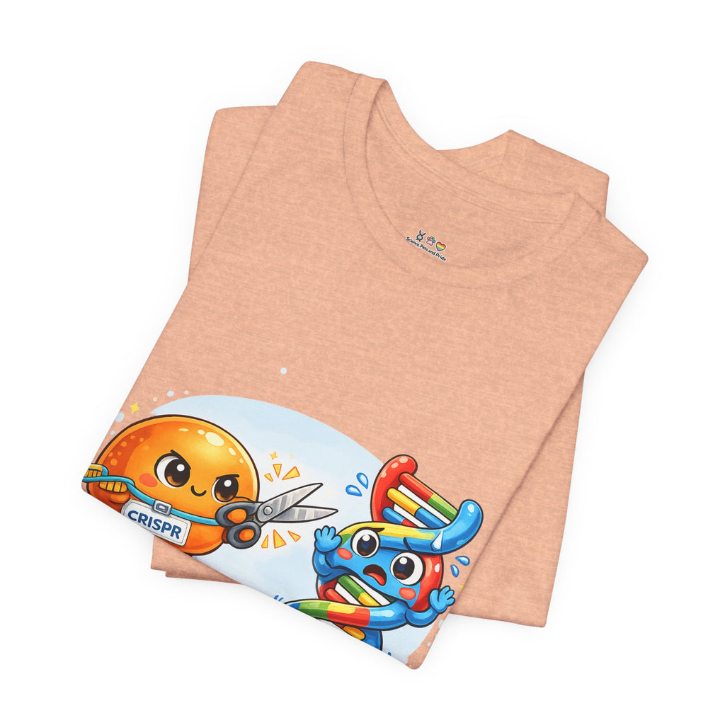 T-Shirt - CRISPR "I Will Cut You" Funny Science Shirt | Gene Editing & DNA Humor Tee