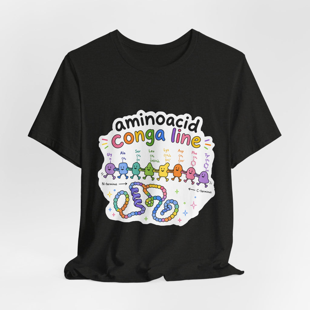 T-Shirt - Amino Acid Conga Line | Cute Protein Science Shirt