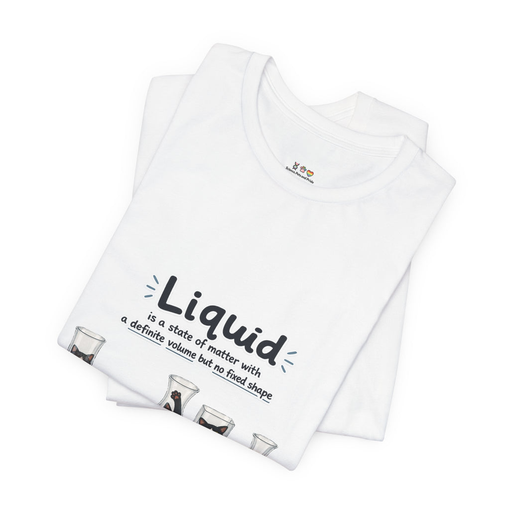 T‑Shirt - Cats are liquid | Cute Cat Jars Tee