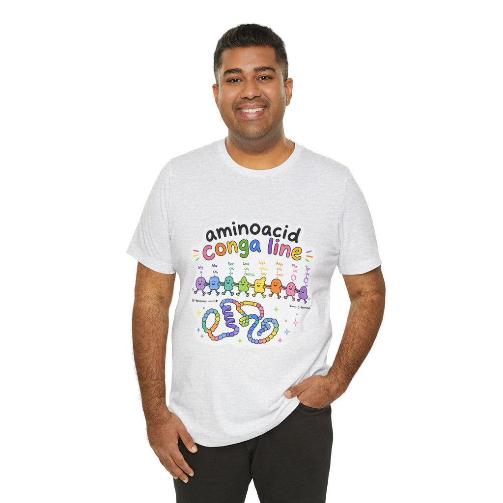T-Shirt - Amino Acid Conga Line | Cute Protein Science Shirt