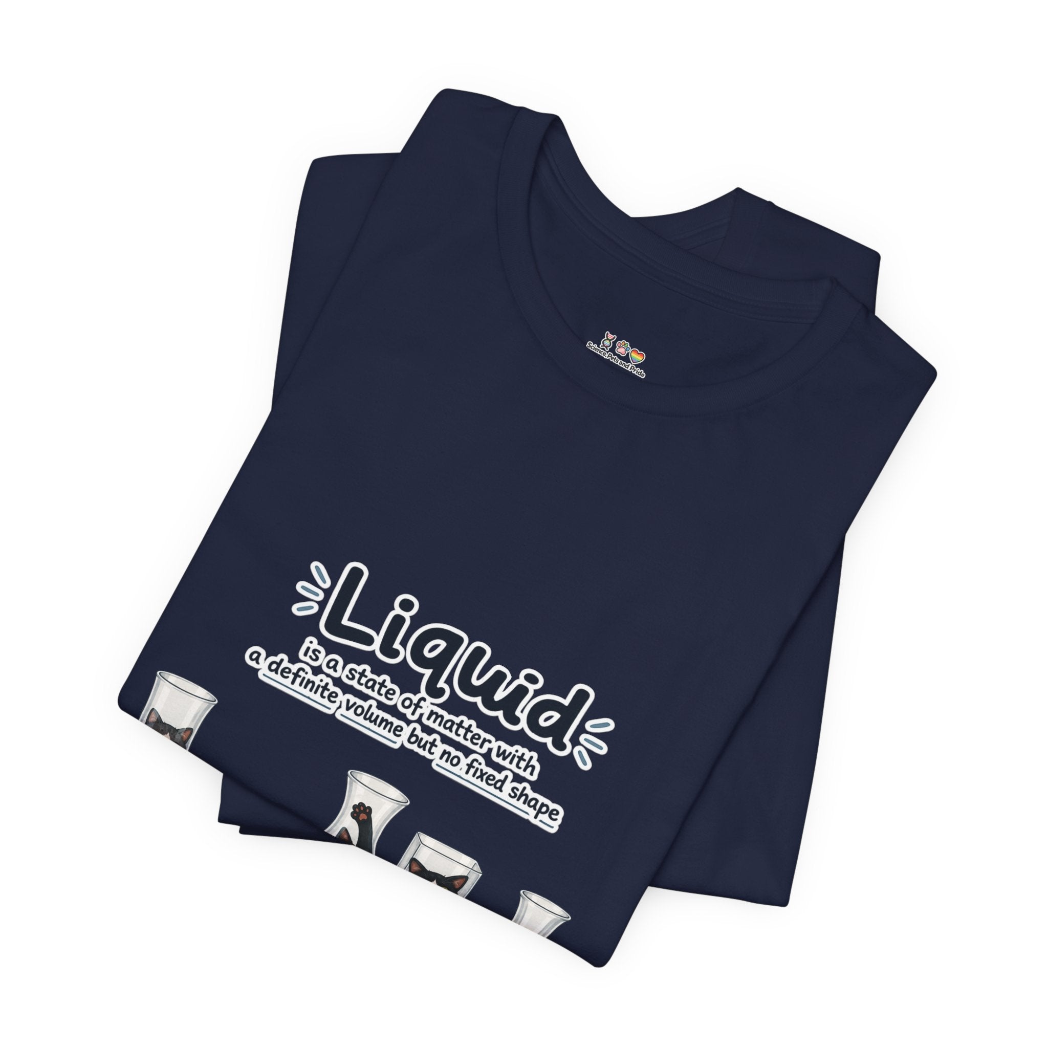 T‑Shirt - Cats are liquid | Cute Cat Jars Tee