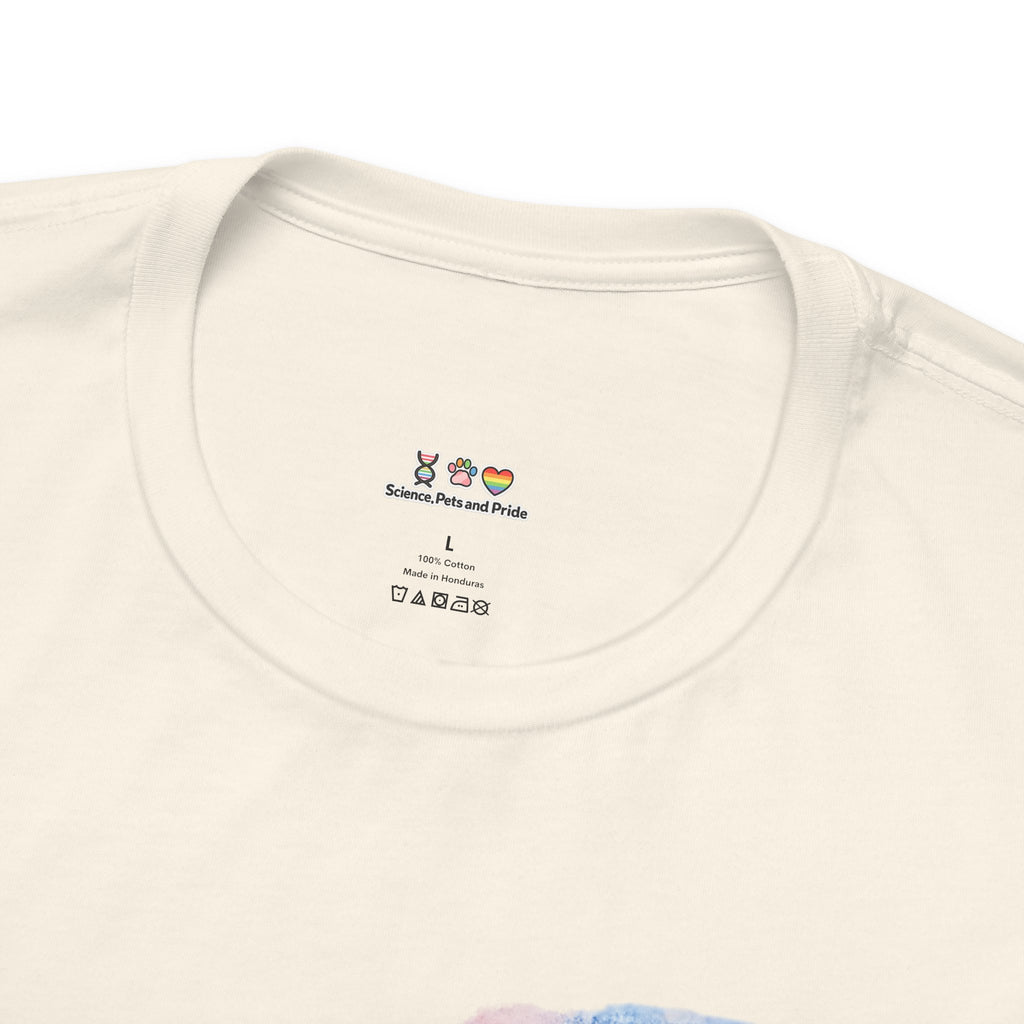 T-shirt - Watercolor DNA Double Helix | Elegant Genetics & Science Art Shirt