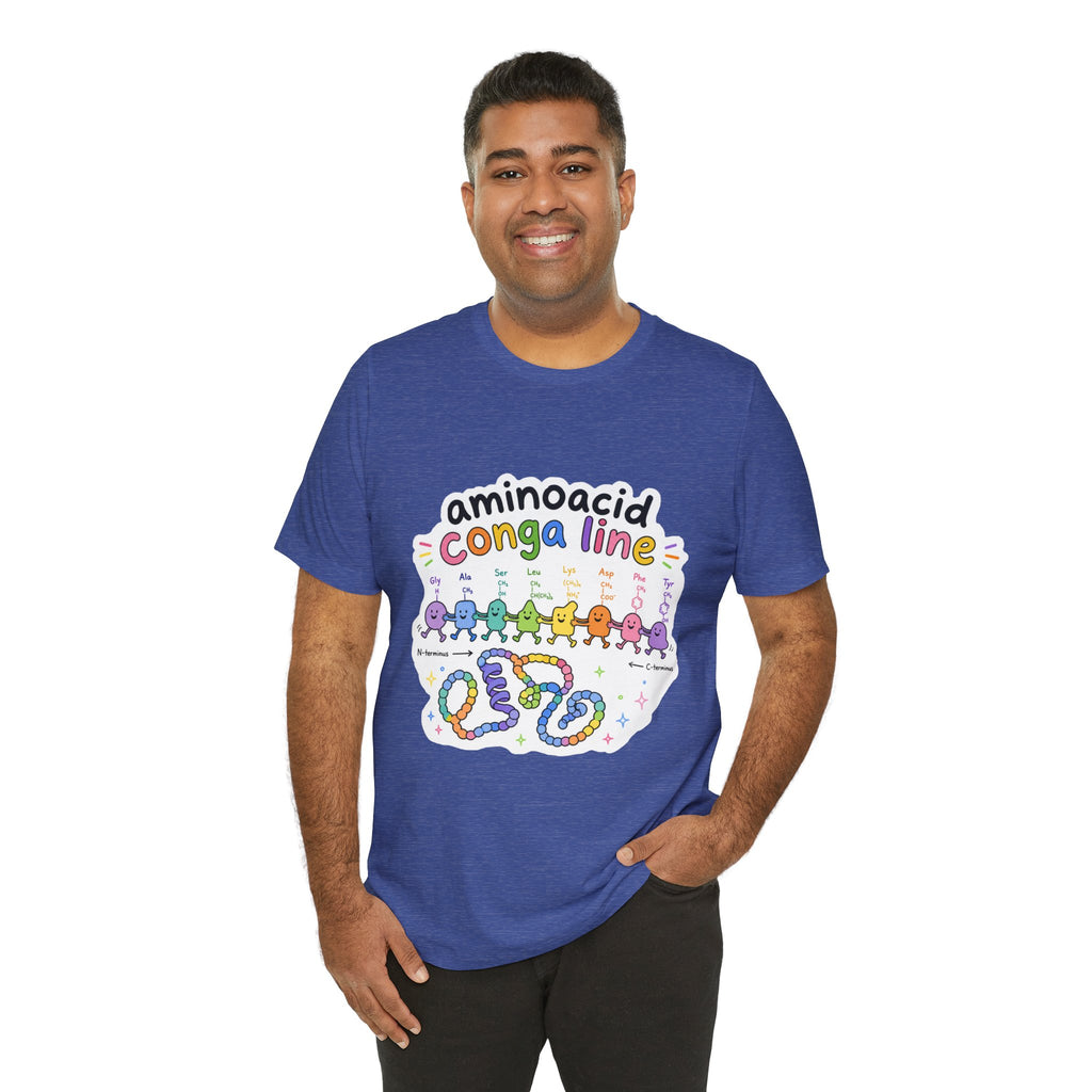 T-Shirt - Amino Acid Conga Line | Cute Protein Science Shirt