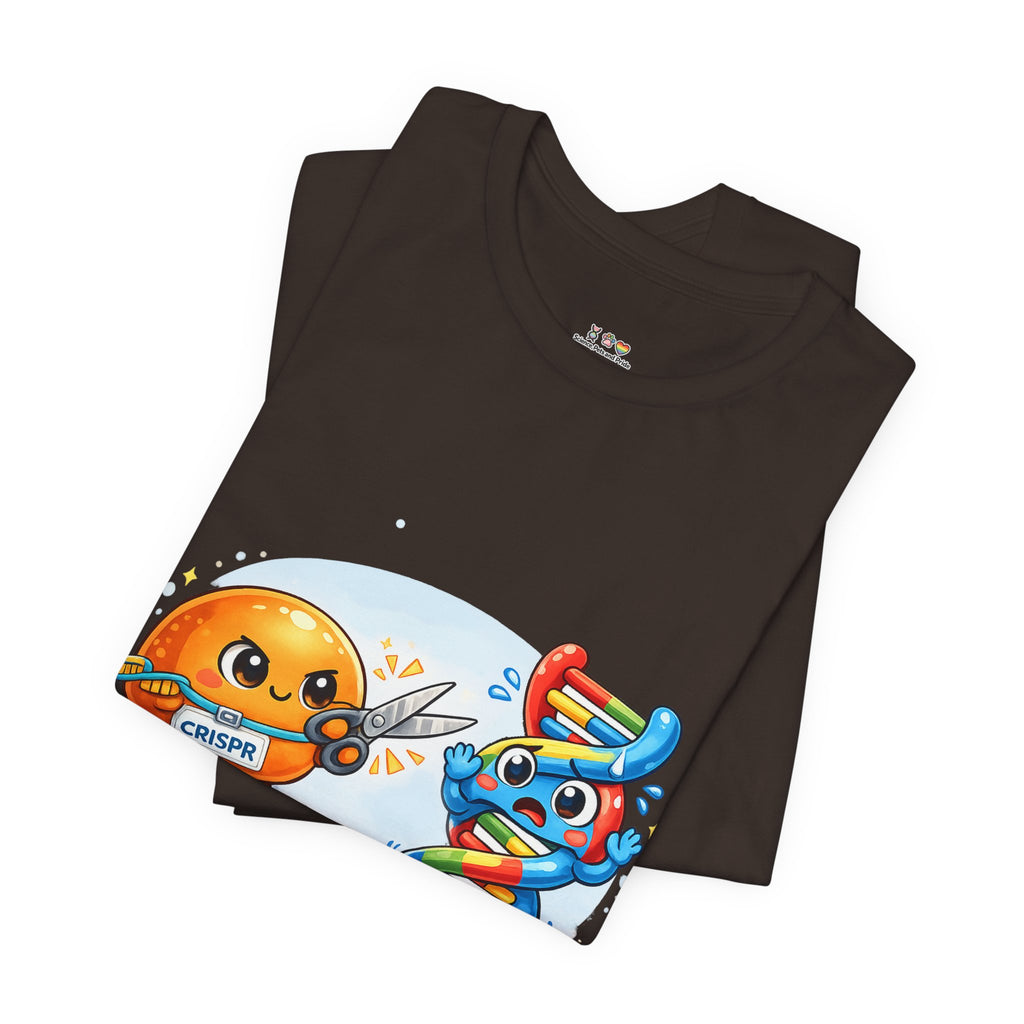 T-Shirt - CRISPR "I Will Cut You" Funny Science Shirt | Gene Editing & DNA Humor Tee