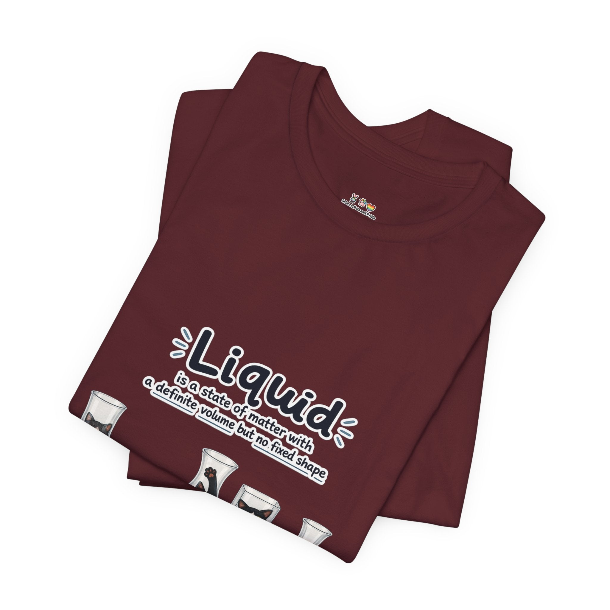 T‑Shirt - Cats are liquid | Cute Cat Jars Tee