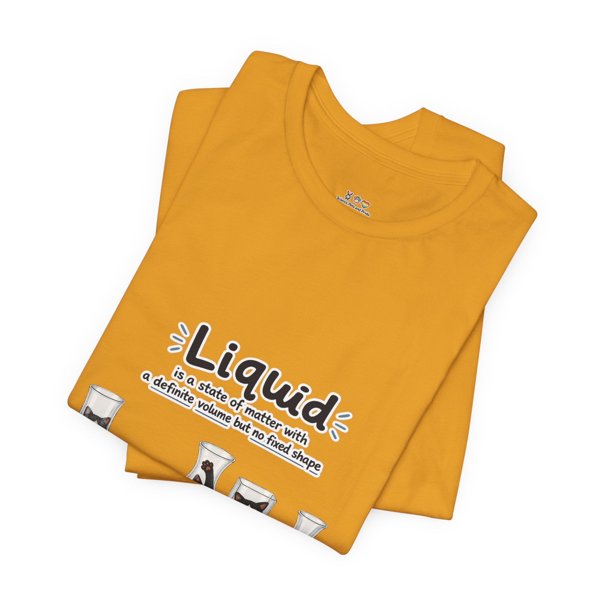T‑Shirt - Cats are liquid | Cute Cat Jars Tee