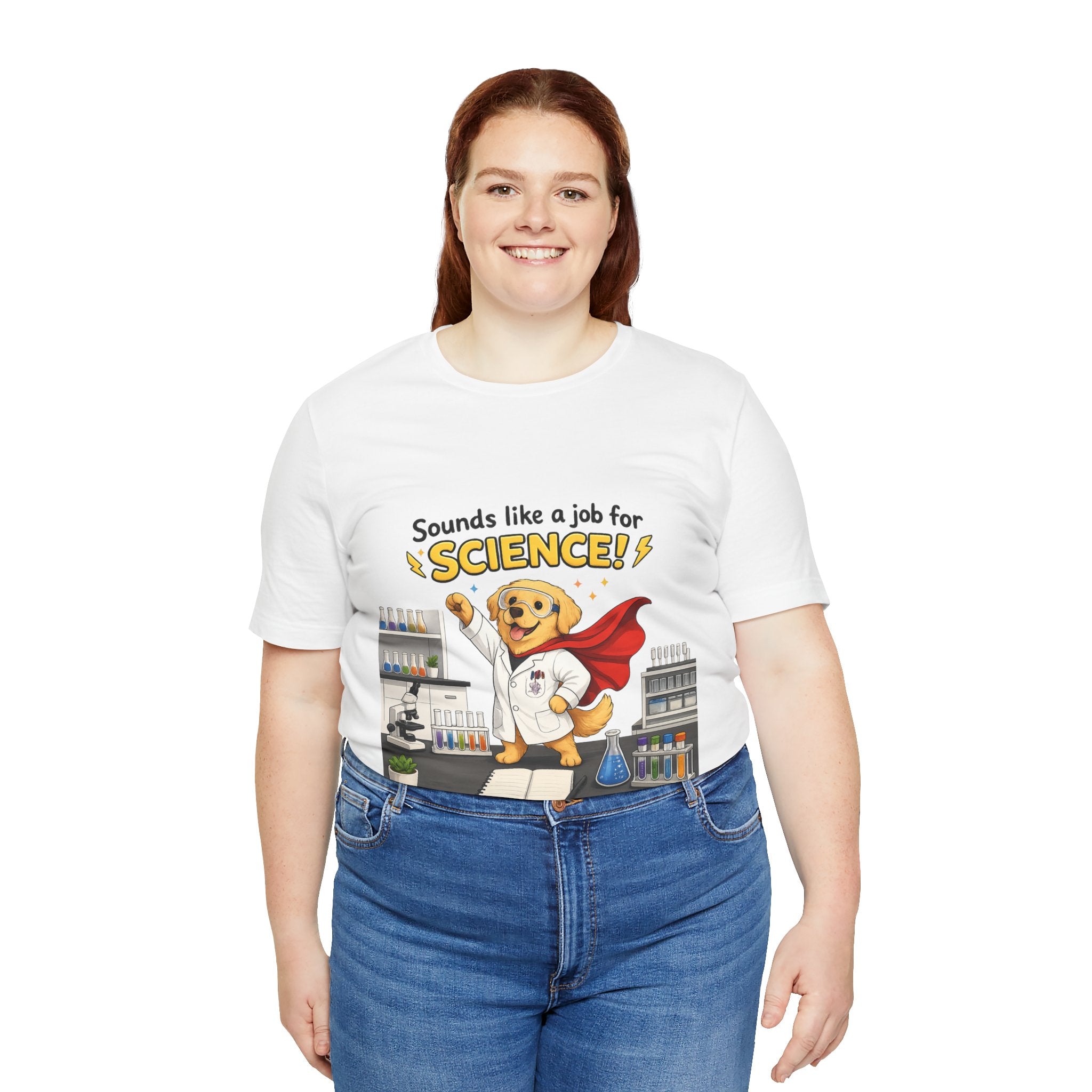 T-shirt - Sounds Like a Job for Science! | Funny Scientist Dog Shirt