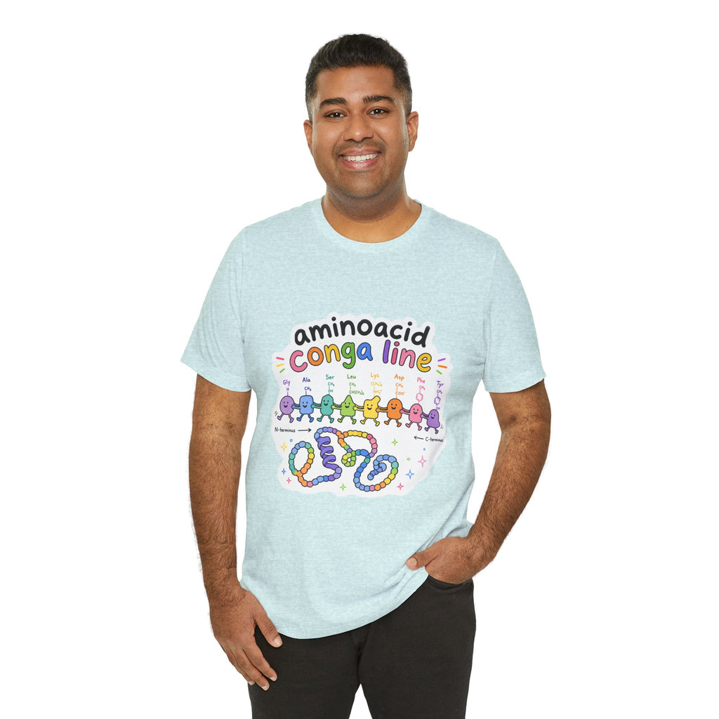 T-Shirt - Amino Acid Conga Line | Cute Protein Science Shirt