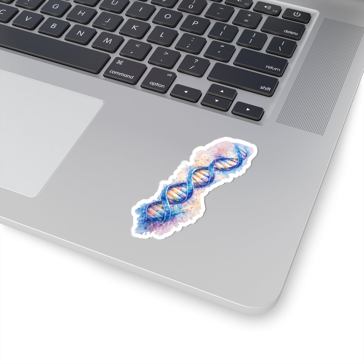 Sticker - Watercolor DNA Double Helix | Elegant Genetics & Science Art