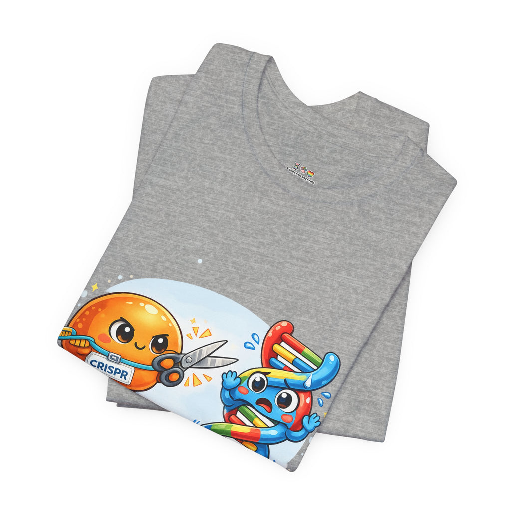 T-Shirt - CRISPR "I Will Cut You" Funny Science Shirt | Gene Editing & DNA Humor Tee