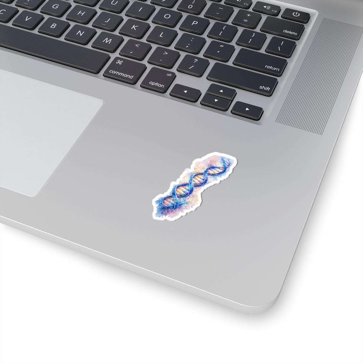 Sticker - Watercolor DNA Double Helix | Elegant Genetics & Science Art